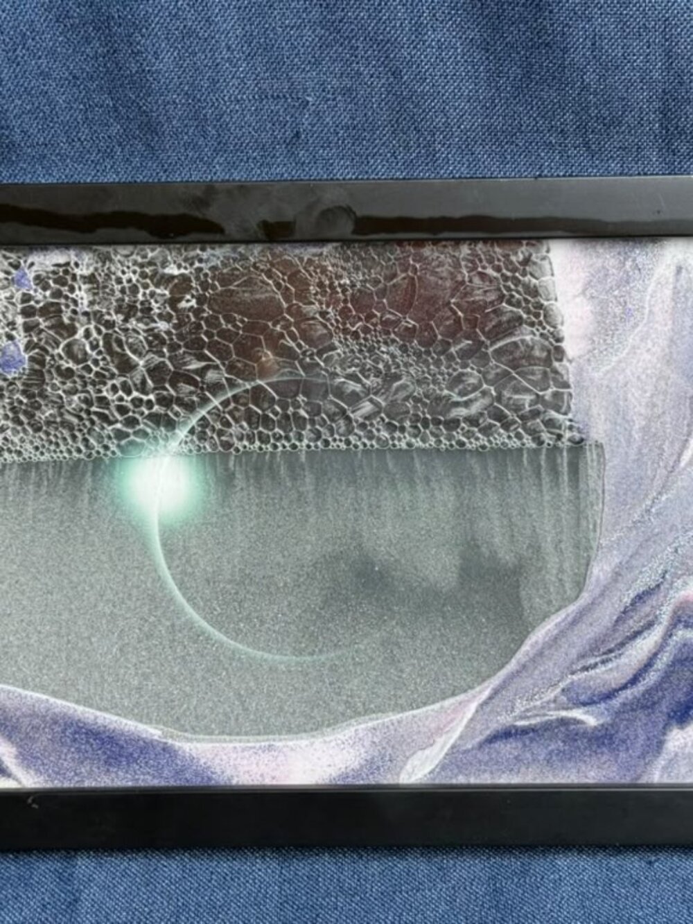 Klaus Bosch Diamond Ring Movie Moving Sand Art 12.5" Small Shifting Frame